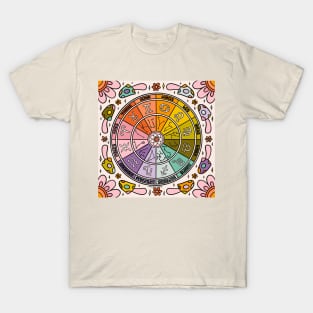 Mushroom Zodiac Wheel T-Shirt